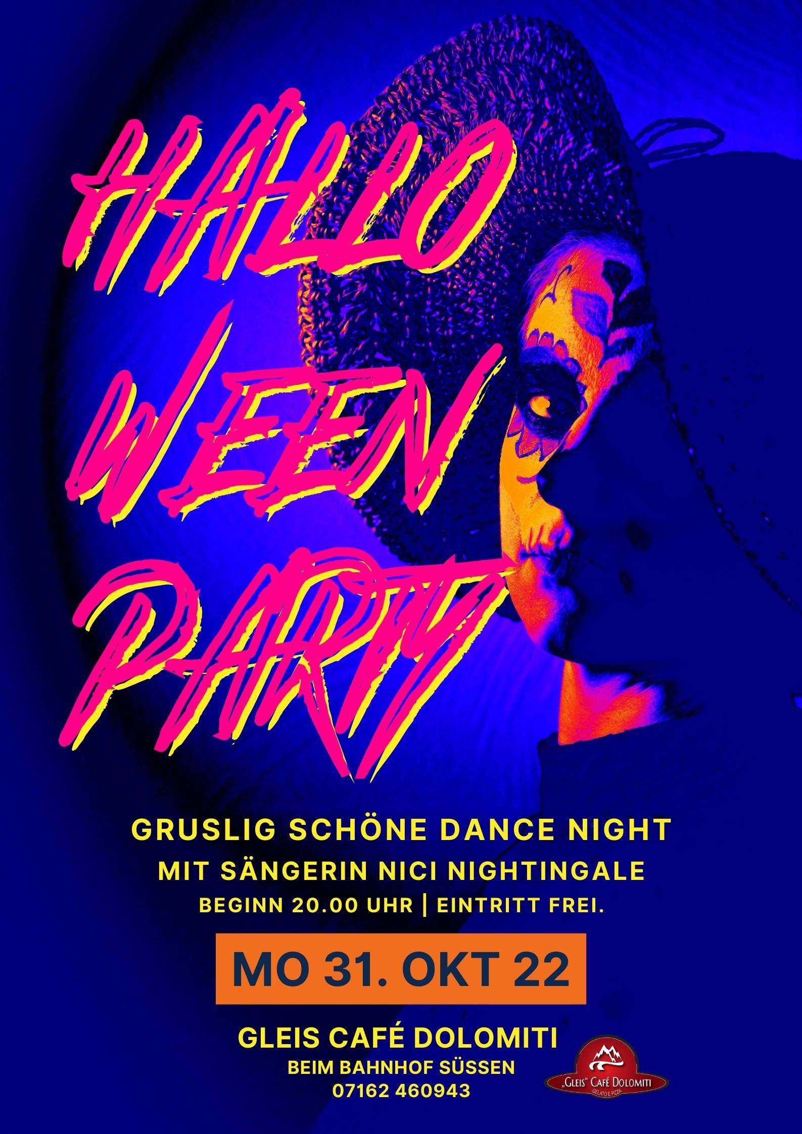 Neon Halloween Plakat